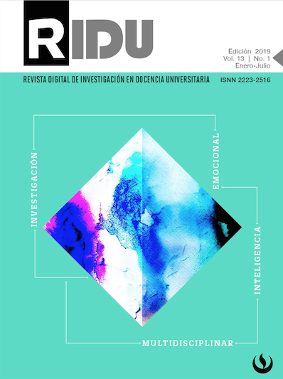 La Revista Digital de Investigación en Docencia Universitaria (RIDU) presenta un nuevo número, correspondiente al período enero-junio de 2019, el cual cuenta con importantes contribuciones tanto nacionales como internacionales. Entre ellas destacan las investigaciones acerca de la inteligencia emocional bajo un modelo de educación por competencias, el uso de portafolios del alumnado, la percepción del profesorado sobre una experiencia multidisciplinar, la formación investigativa e investigación formativa en estudiantes universitarios y las líneas de investigación en el ámbito de la educación superior. Finalmente, se presenta un artículo de revisión que trata acerca de los fundamentos epistémicos de le investigación cualitativa y cuantitativa.